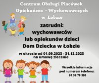371831298_649696190584248_4170945175133004370_nOferta Pracy Dom Dziecka w Łobzie