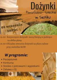 371854512_649844953902705_1128254281581430992_nPlakat Dożynki Parafialno-Sołeckie w Sielsku