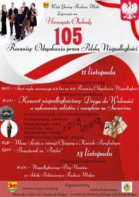 105 Rocznica Odzyskania Niepodległości