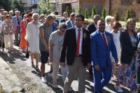 uczestnicy Dożynek Powiatowo - Gminnych