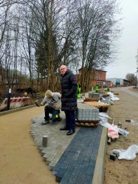 Inwestycje w Resku w trakcie realizacji - ulice Żeromskiego i Jedności Narodowej.