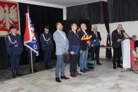 Uroczyste pożegnanie ze sztandarem Komendanta Powiatowego Policji w Łobzie 13.01.2025