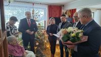 Setne urodziny mieszkanki Łobza - P. Jadwigi Borkowskiej. 14.01.2025
