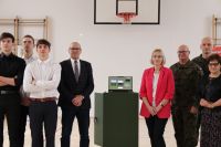 Otwarcie wirtualnej strzelnicy w Zespole Szkół im. T. Kościuszki w Łobzie 31.01.2025