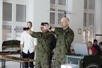 Otwarcie wirtualnej strzelnicy w Zespole Szkół im. T. Kościuszki w Łobzie 31.01.2025