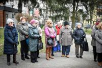 85. rocznica pierwszej masowej deportacji Polaków na Sybir i do Kazachstanu przy tablicy Pro Memoria w Łobzie 10.02.2025