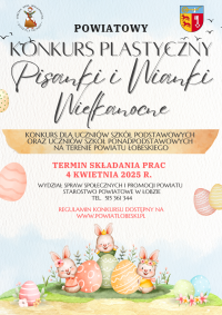 Powiatowy Konkurs Plastyczny - Pisanki i Wianki Wielkanocne - 2025 Łobeska Baba Wielkanocne