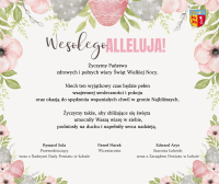 Powiat Łobeski składa najserdeczniejsze życzenia wielkanocne...