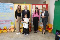 VI Powiatowego Konkursu Plastyczno - Literackiego "Kubuś Puchatek na cztery pory roku - Lato" - Kubuś i bezpieczne wakacje...