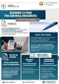 Rachunki pod kontrolą konsumenta - kampania informacyjna