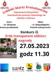 346307819_944852660181074_851929711292743413_nŁobeski Marsz Krwiodawców