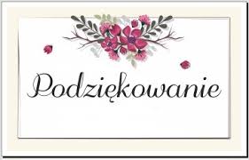 Podziękowanie