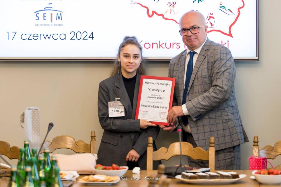 Ogólnopolski konkurs literacki „Polscy Olimpijczycy Inspirują”.