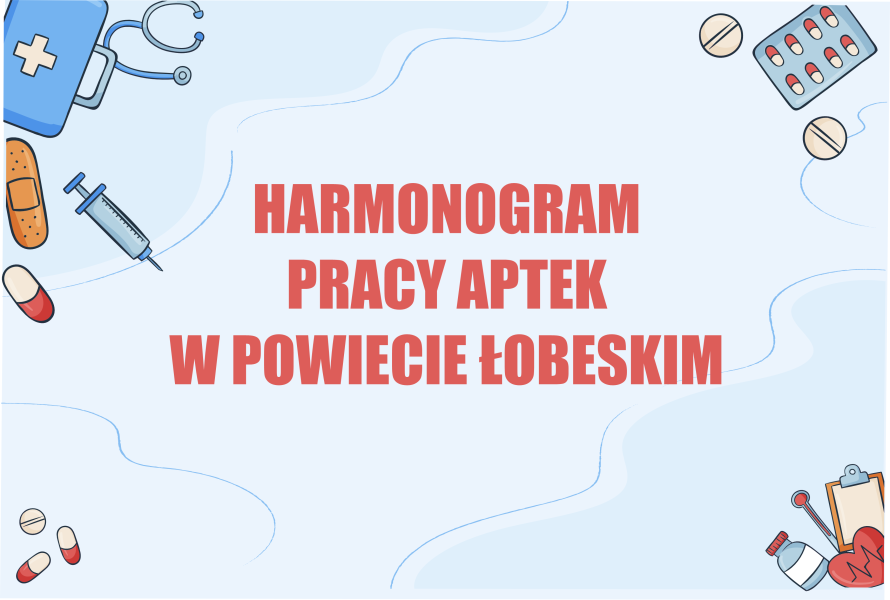 Harmonogram pracy aptek na terenie powiatu łobeskiego