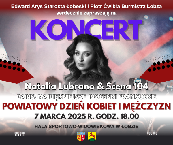 Zapraszamy na Powiatowy Dzień Kobiet i Mężczyzn 07.03.2025