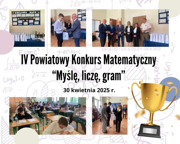 Matematyczna środa w Szkole Podstawowej nr 3 im. A. Mickiewicza w Łobzie. 30.04.2025