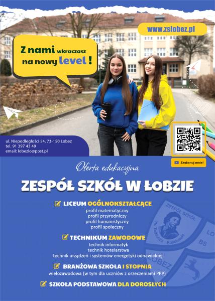 Wejdź na nowy level z Zespołem Szkół w Łobzie