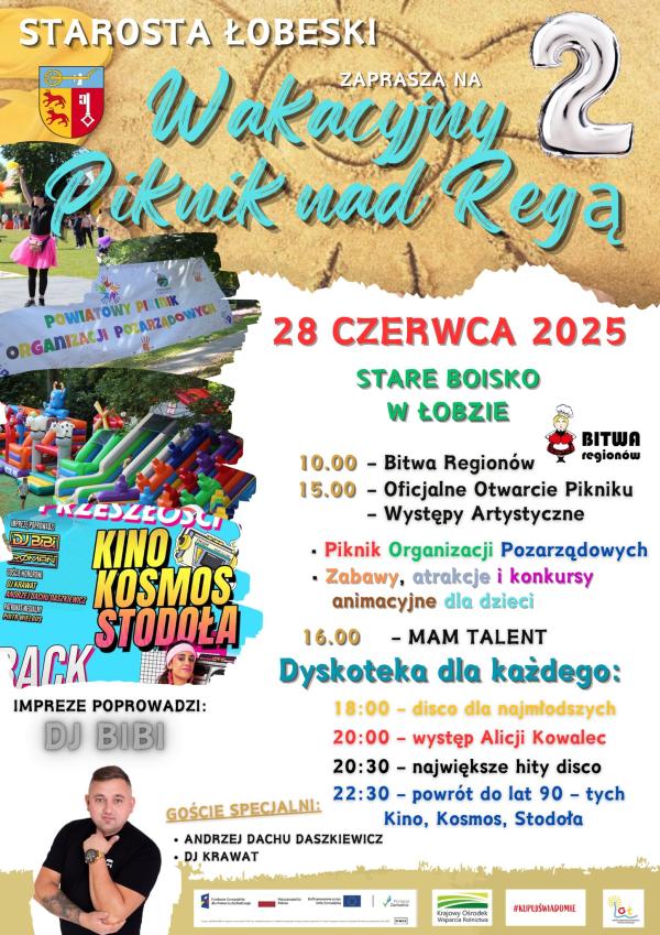 Druga edycja Wakacyjnego Pikniku nad Regą już 28 czerwca 2025