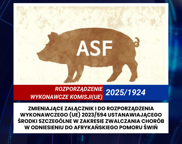 ROZPORZĄDZENIE WYKONAWCZE KOMISJI(UE) 2025/1924 z dnia 19 września 2025 r. zmieniające załącznik I do rozporządzenia wykonawczego (UE) 2023/594 ustanawiającego środki szczególne w zakresie zwalczania chorób w odniesieniu do afrykańskiego pomoru świń