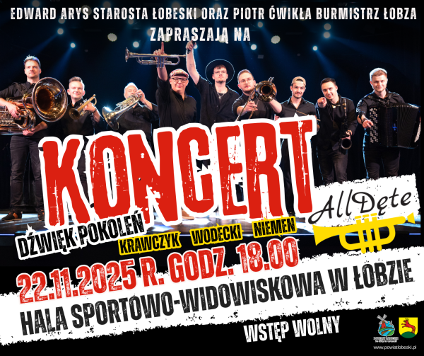 Zapraszamy na konerty ALLDĘTE – Dźwięk Pokoleń 22.11.2025