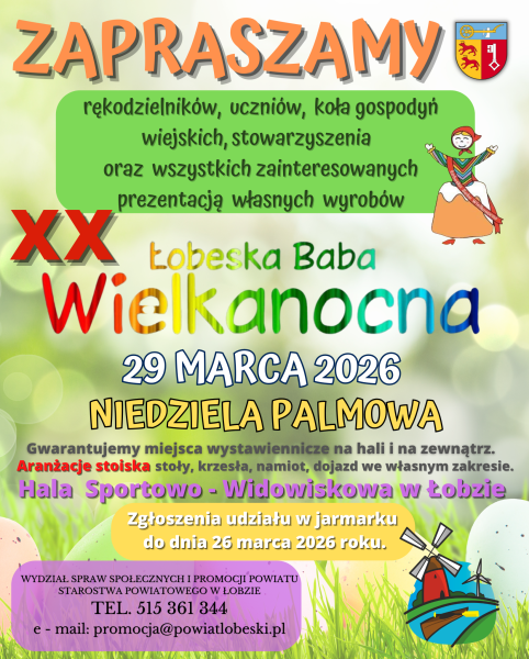Ruszają zapisy na XX Łobeską Babę Wielkanocną !!!
