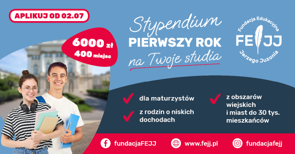 Stypendium - Pierwszy Rok - na Twoje studia - sprawdź jak je zdobyć!