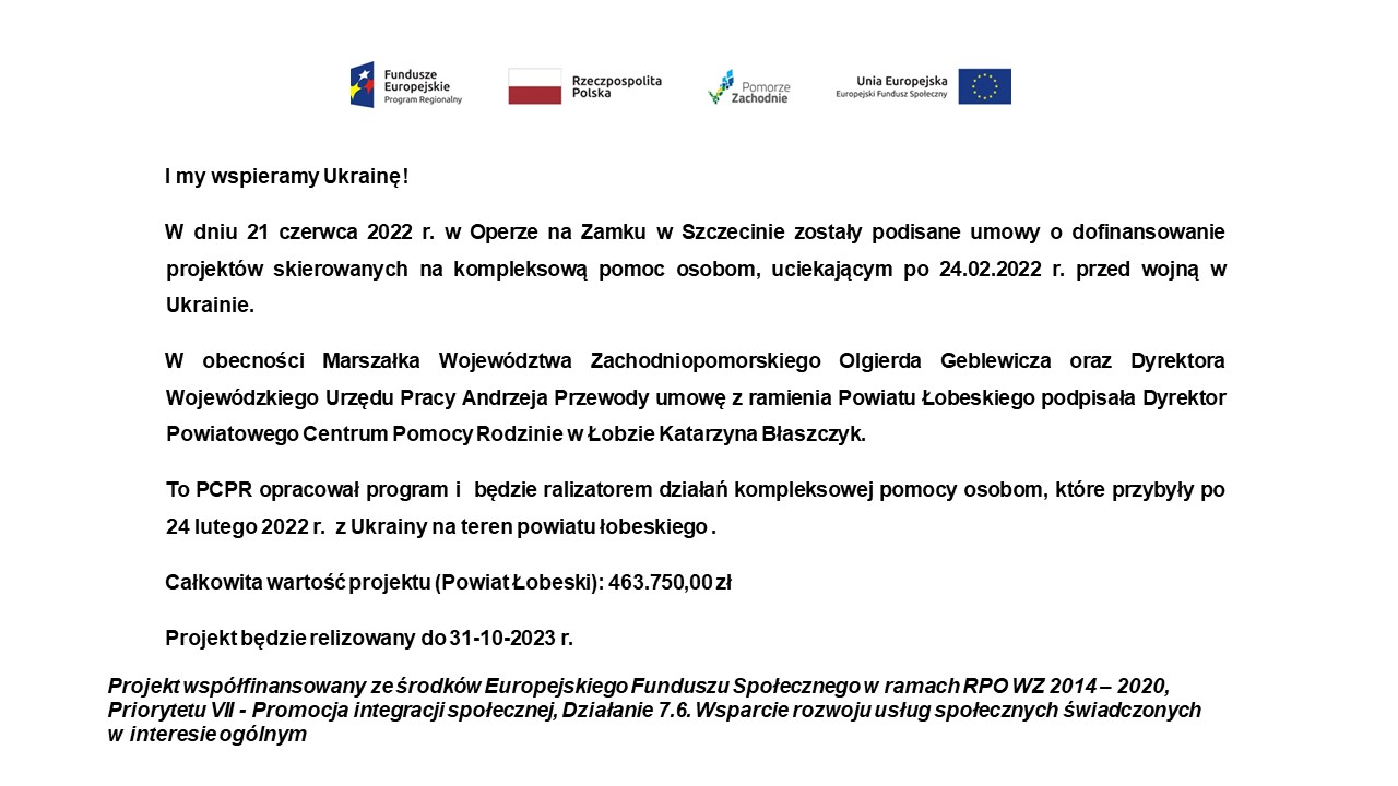 I my wspieramy Ukrainę!
