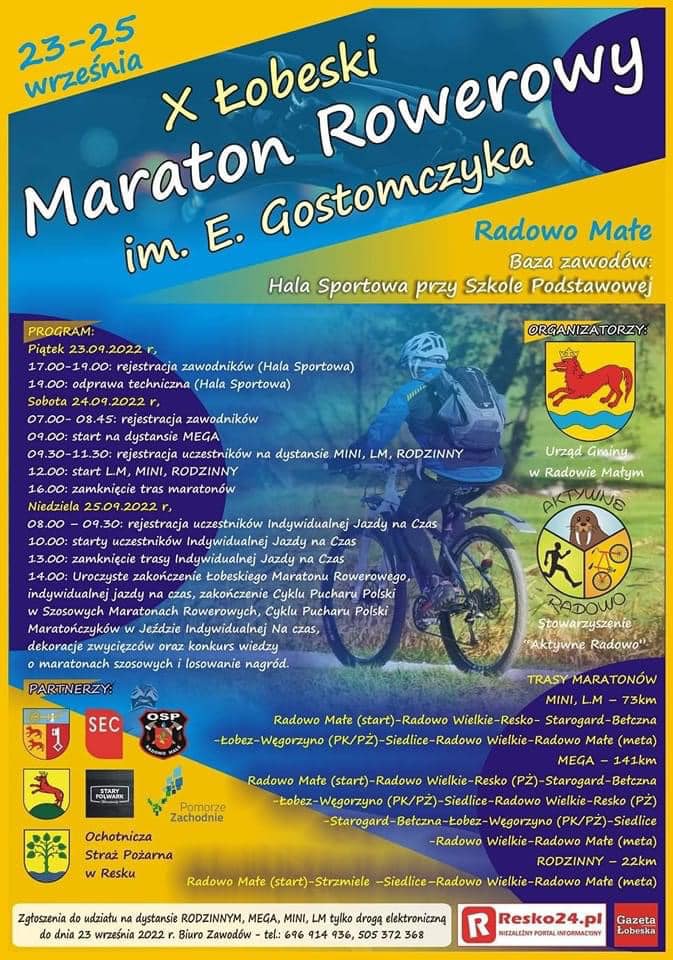X Łobeski Maraton Rowerowy im. E. Gostomczyka