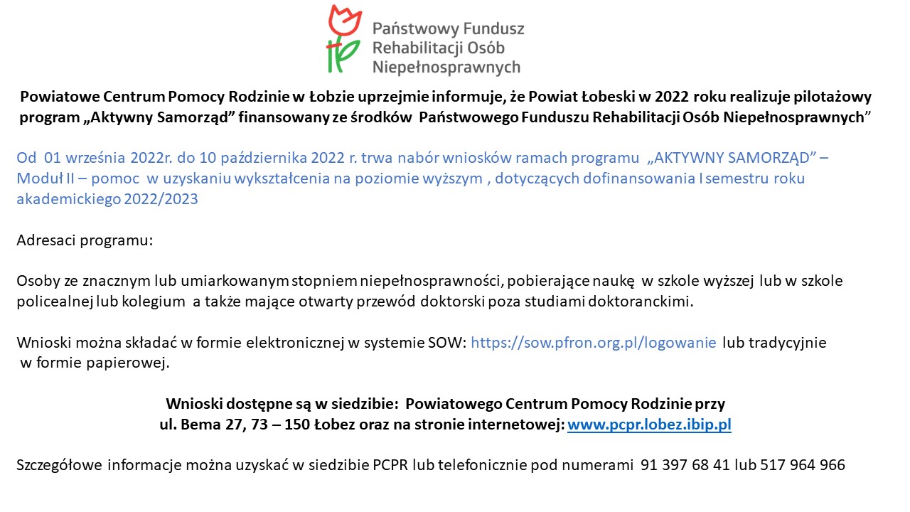 Program "Aktywny Samorząd"