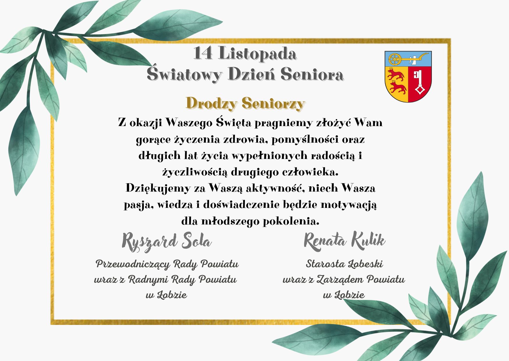 Dziś Światowy Dzień Seniora