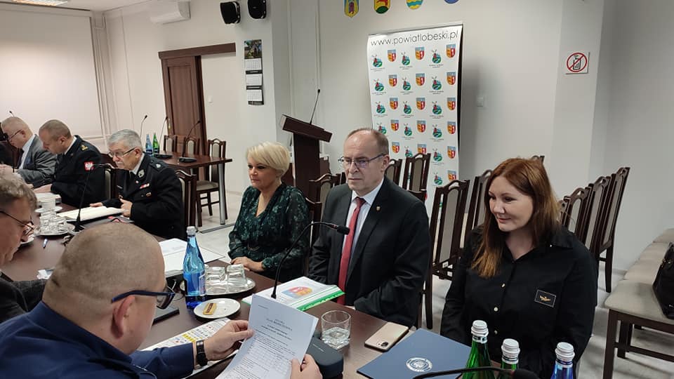 Posiedzenie Powiatowego Zespołu Zarządzania Kryzysowego oraz Komisji Bezpieczeństwa i Porządku