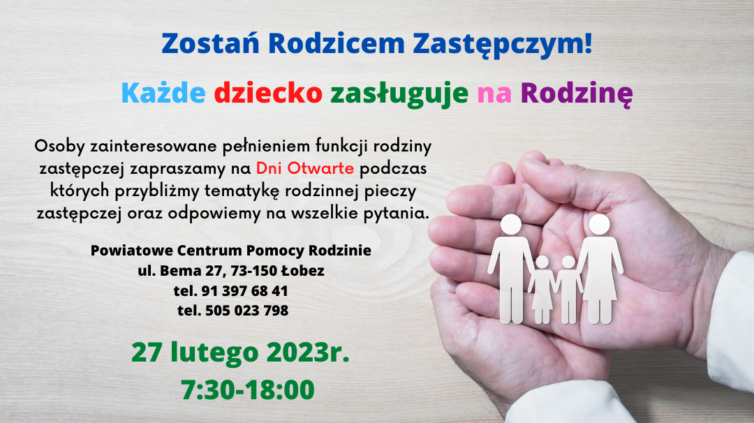 Dni Otwarte w Powiatowym Centrum Pomocy Rodzinie w Łobzie