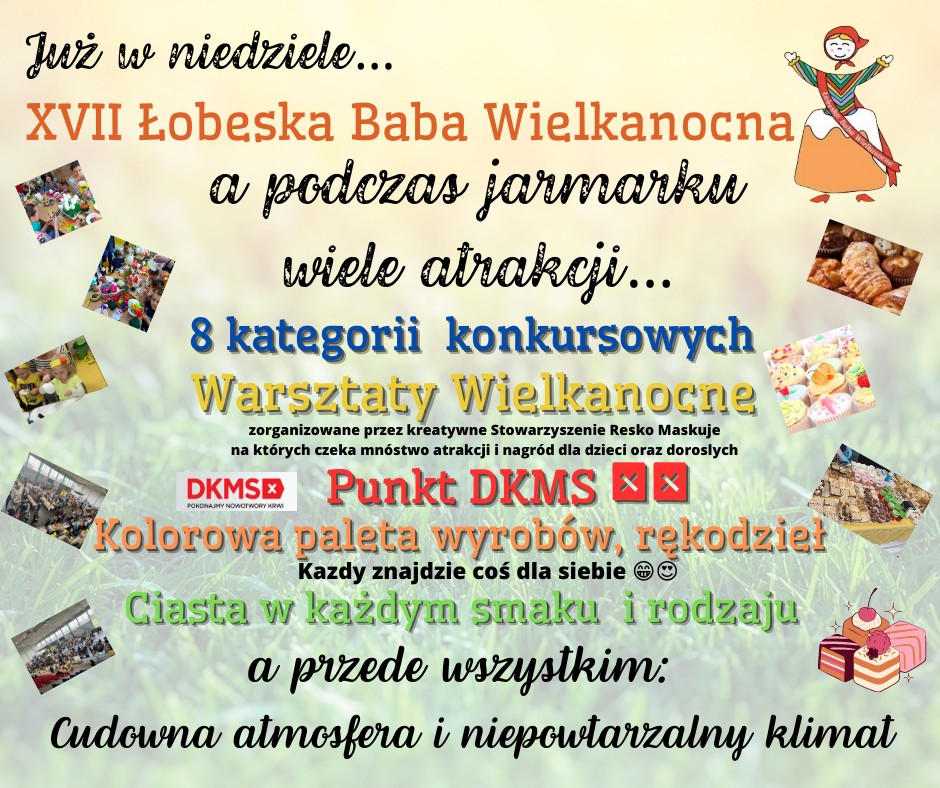 Już w niedziele ... XVII Łobeska Baba Wielkanocna!