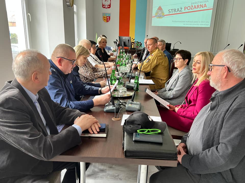Posiedzenie Powiatowego Zespołu Zarządzania Kryzysowego oraz Komisji Bezpieczeństwa i Porządku