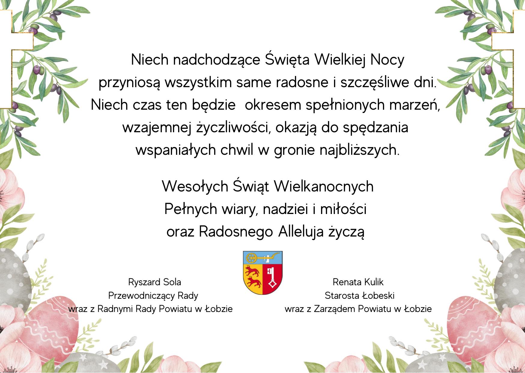 Życzenia Wielkanocne