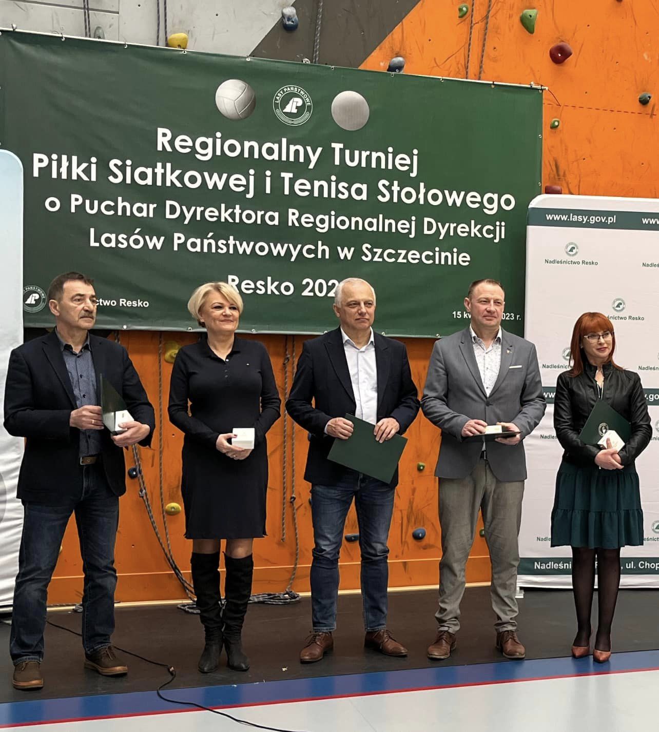 „Regionalny Turniej Piłki Siatkowej i Tenisa Stołowego o Puchar Dyrektora Regionalnej Dyrekcji Lasów Państwowych w Szczecinie”