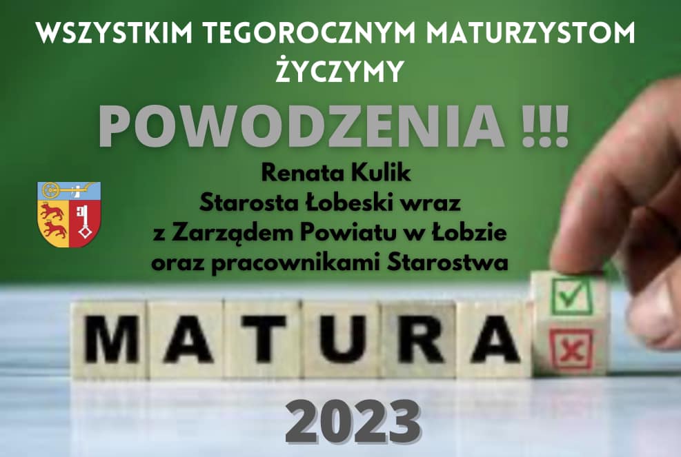 Wszystkim tegorocznym maturzystom życzymy powodzenia!