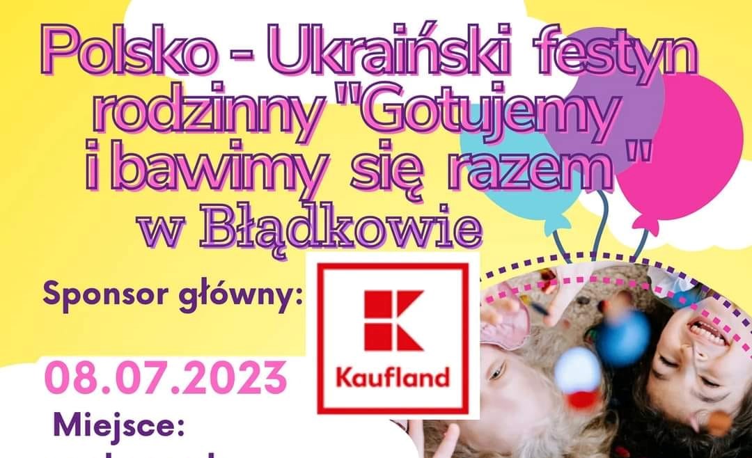 Festyn rodzinny pn: "Gotujemy i bawimy się razem w Błądkowie".
