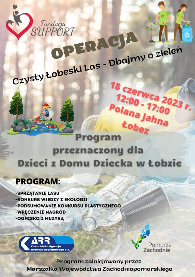 Operacja Czysty Łobeski Las - Dbajmy o Zieleń