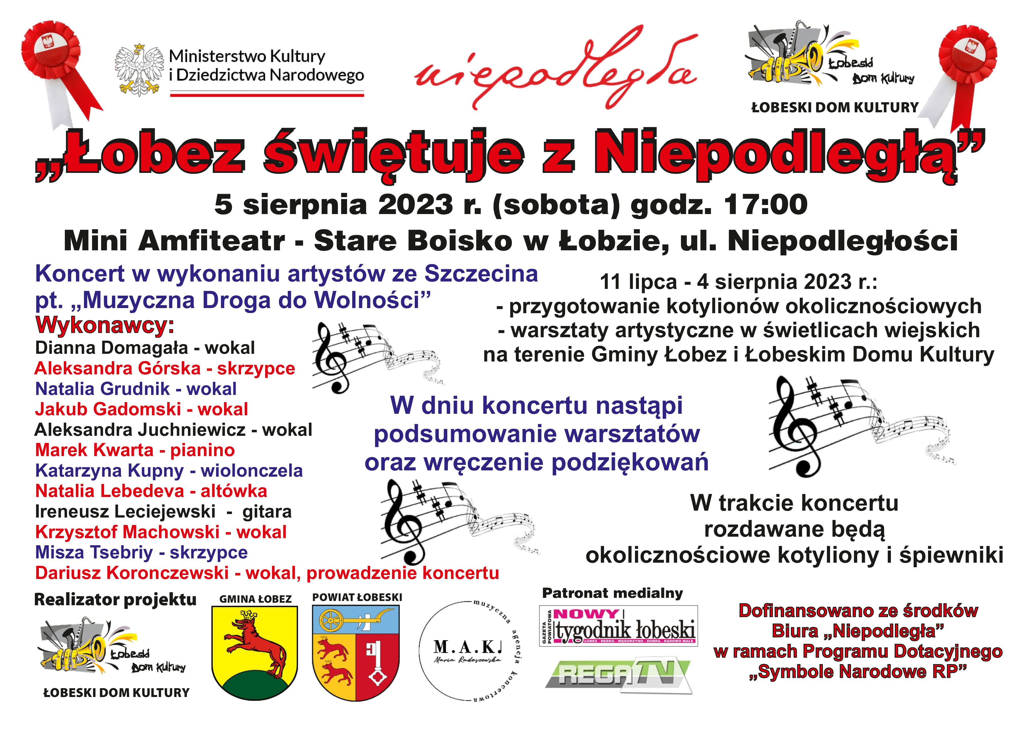 "Łobez świetuję z Niepodległą"